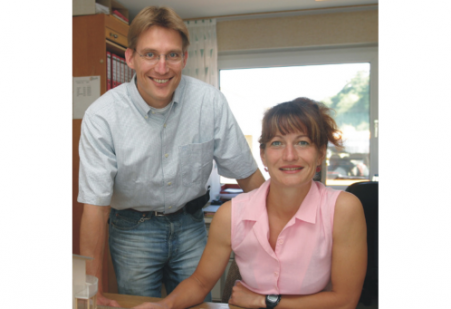 Geschäftsführer Thomas Hägele und Prokuristin Sabine Koch