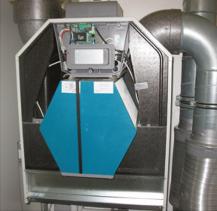 Komfortlüftung mit Wärmeübertrager