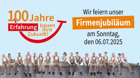 Einladung zum Firmenjubiläum am 06.07.2025